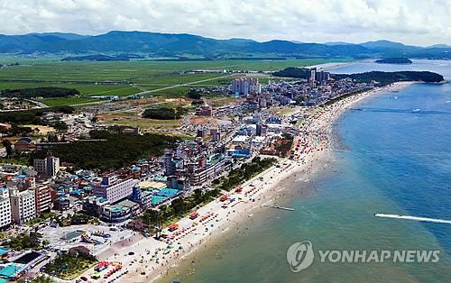 보령 대천해수욕장 전경