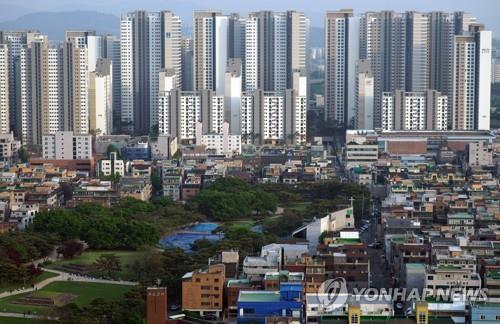 서울 강남의 주택 단지