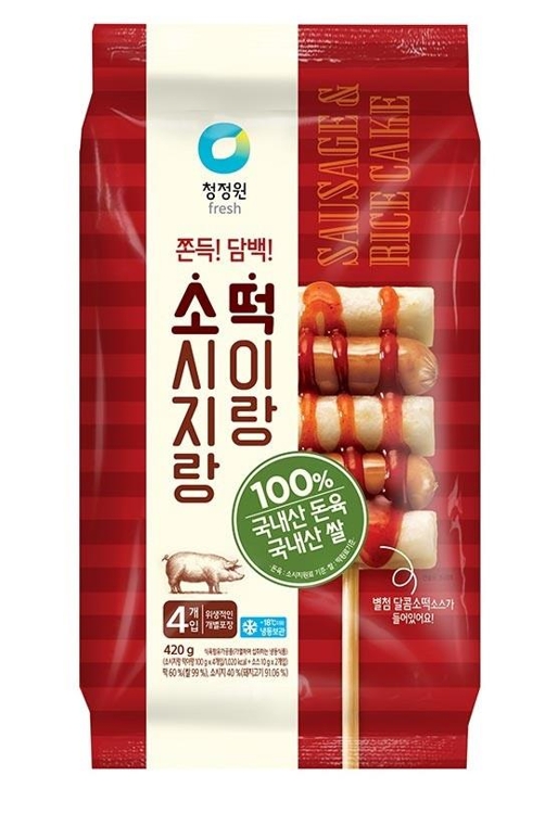 소시지랑 떡이랑