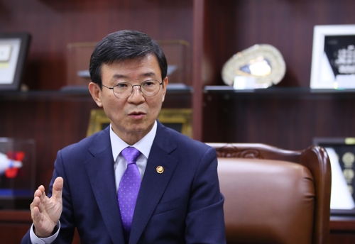 문성혁 해양수산부 장관 연합뉴스 인터뷰