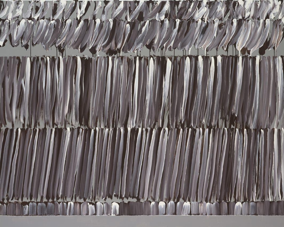 이건용, 바디스케이프 76-1-2019, 캔버스에 아크릴릭, 182×227cm, 2019