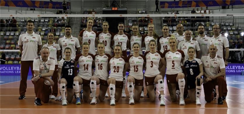 폴란드 여자배구 대표팀 선수단