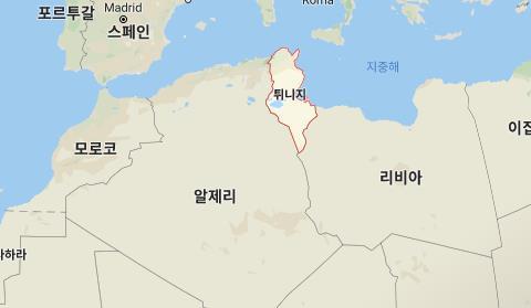 북아프리카 튀니지[구글 캡처]