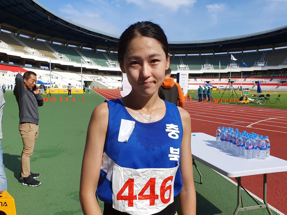 제100회 전국체전 여자마라톤 우승자 최경선