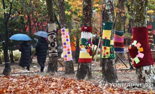 겨울 재촉하는 비