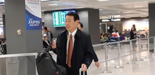 한미방위비분담금 협상차 미국 도착한 정은보 대사
