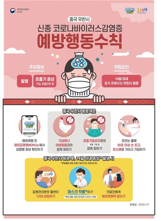 코로나바이러스 감염증 예방행동수칙