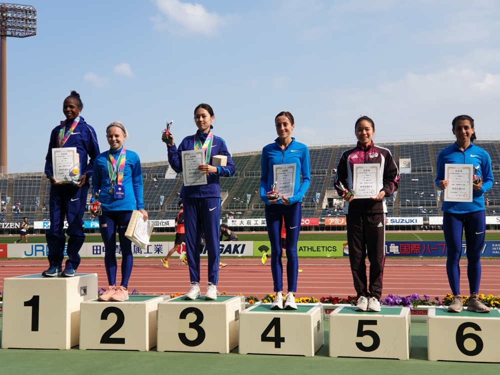 최경선, 여자하프마라톤 한국신기록