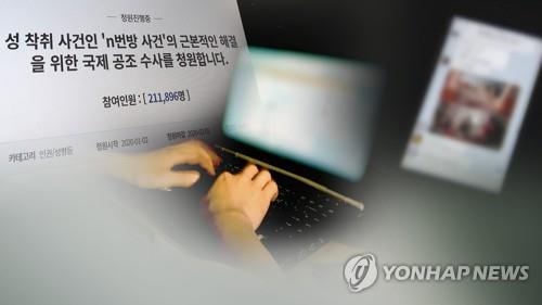 성 착취물 공유 'n번방'…적극수사 촉구 여론 확산 (CG) [연합뉴스TV 제공]