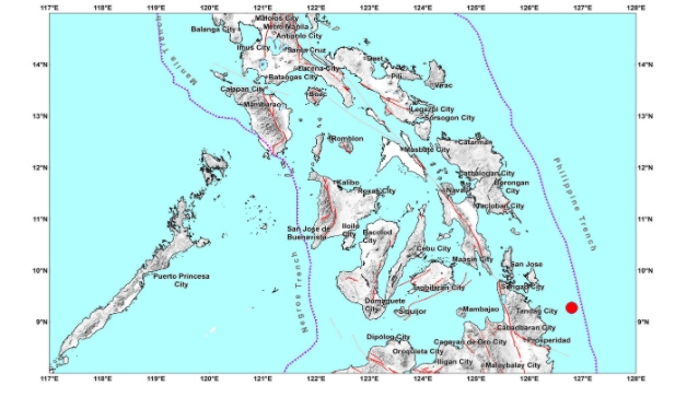 필리핀 남부에 규모 6.1 지진