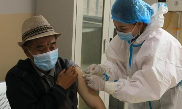 중국 독감 백신 접종 현장