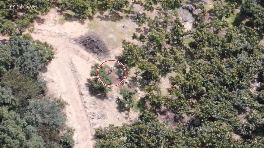 충주 국망산 실종자를 포착한 드론이 촬영한 항공사진 