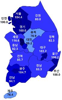1월 전국 입주경기실사지수(HOSI) 전망
