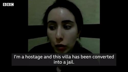 "나는 감옥으로 개조된 빌라에 갇힌 인질" 두바이 공주의 호소
