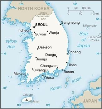 독도를 '리앙쿠르 록스', 동해를 '일본해'로 단독 표기한 CIA 지도