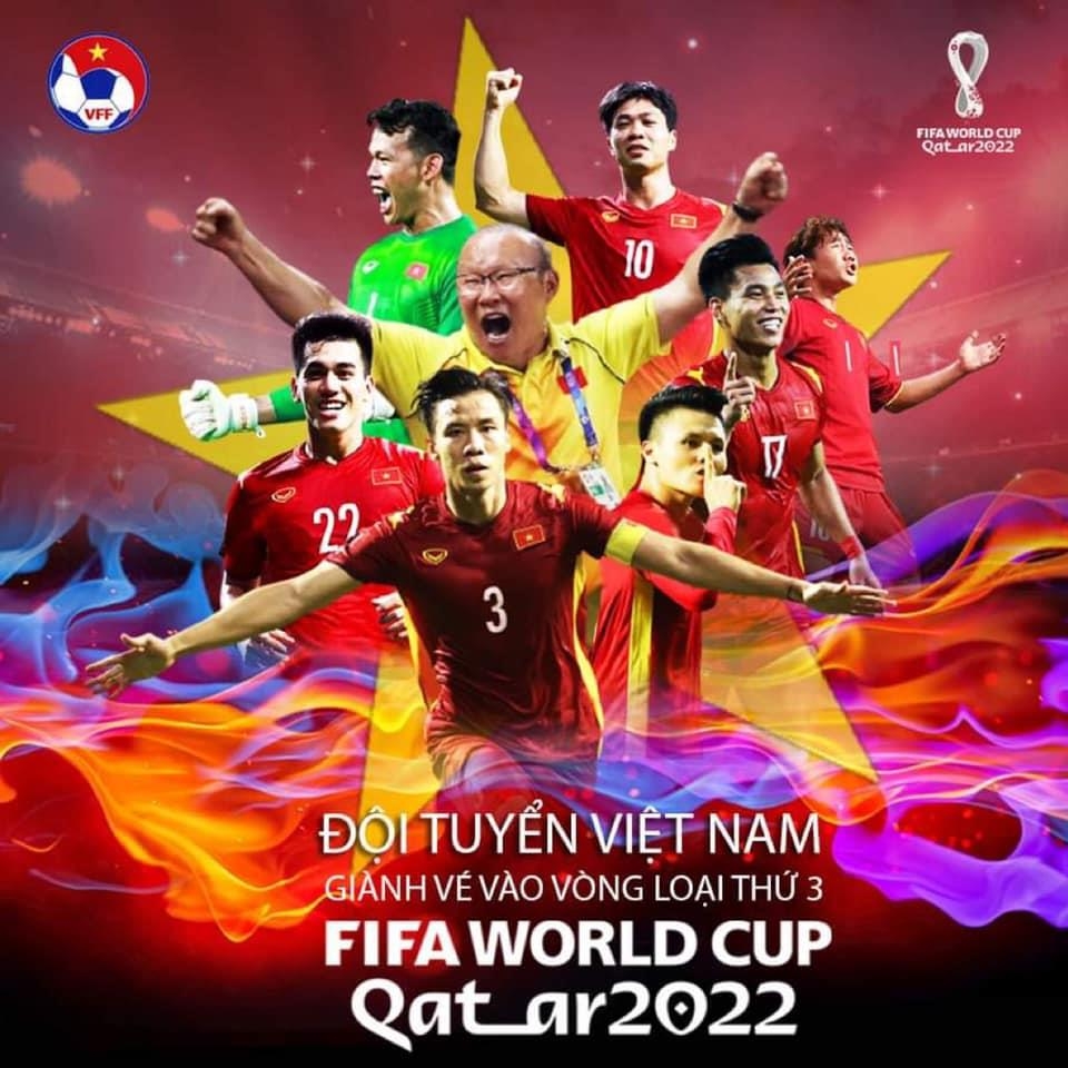 베트남의 월드컵 최종예선 진출을 알린 베트남축구협회