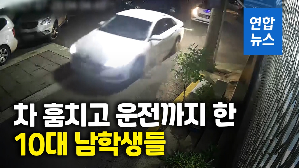 [영상] 훔친 차 몰고 6km 질주한 간 큰 10대들…시민 신고에 덜미 - 2