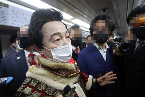 김포도시철도 체험하는 허경영 명예대표