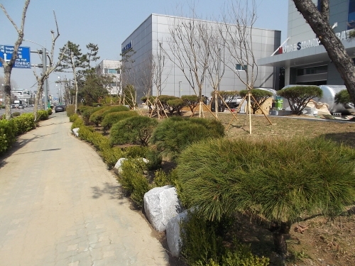 인천 남동구, 남동공단 공공공지 꽃이 피는 공간으로 변화 - 1