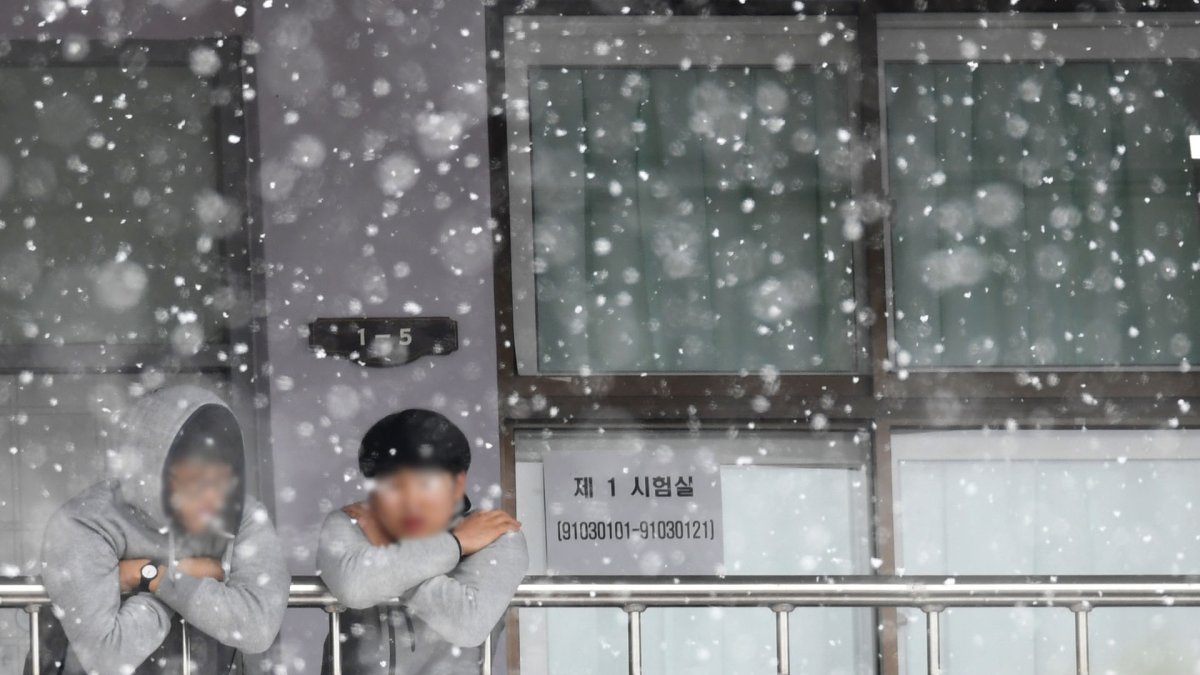 서울 '첫눈' 관측…지난해보다 9일 빨라