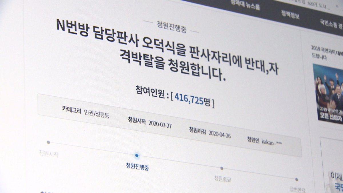 오덕식 판사 '박사방' 사건 안 맡는다…법원 재배당