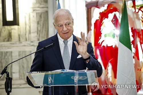 스테판 데 미스투라 유엔 시리아특사