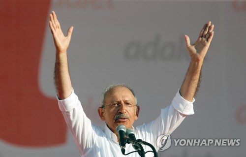 터케 제1야당 공화인민당 대표 케말 클르츠다로을루