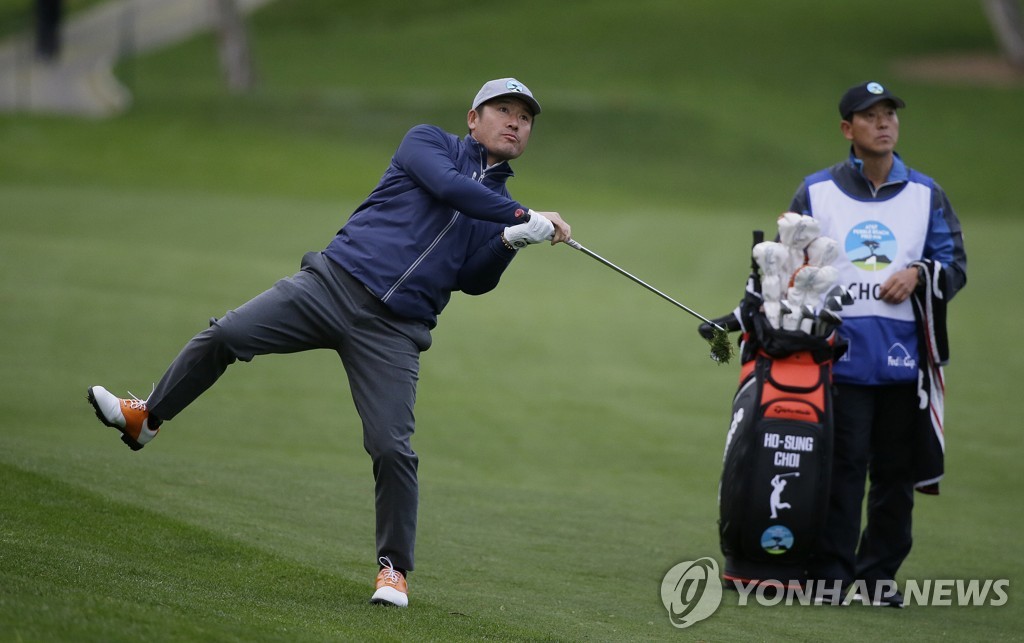 최호성의 경기 모습