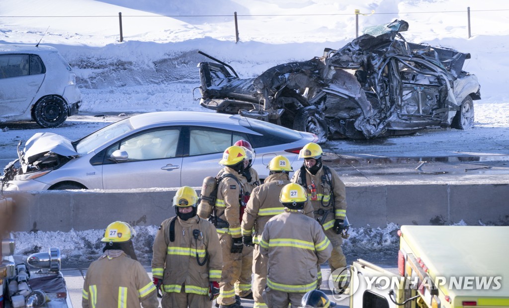 Canada Quebec Pileup