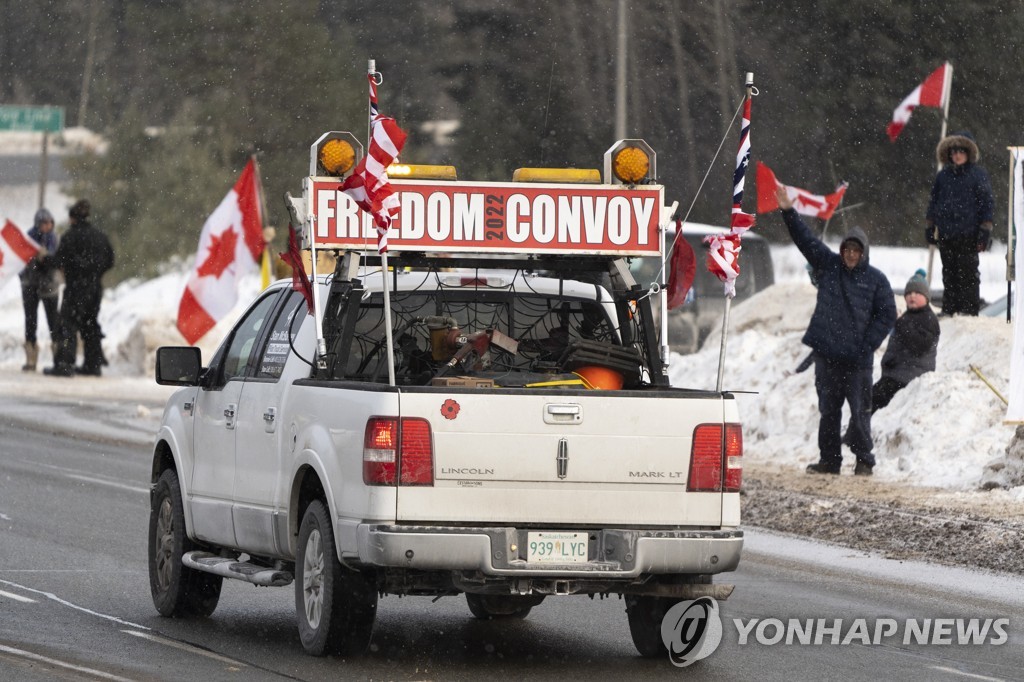 Virus Outbreak Canada Trucker Protest