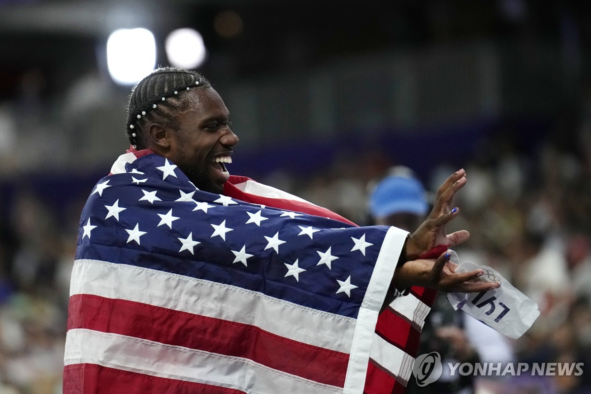 100ｍ 챔피언 노라 라일스의 장풍