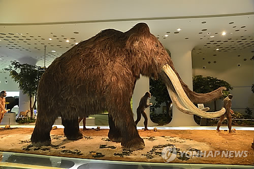 매머드 모형