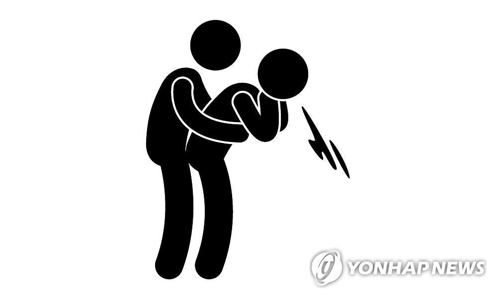 응급처치 하임리히법(일러스트)