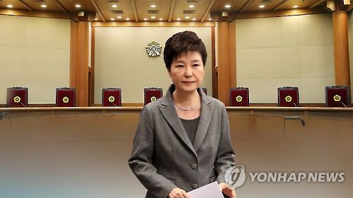 박근혜 헌재 (CG)