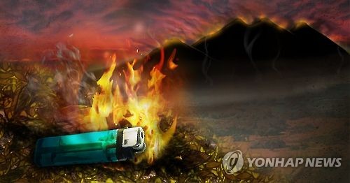 건조주의보 봄철 야외활동 화재 (PG)