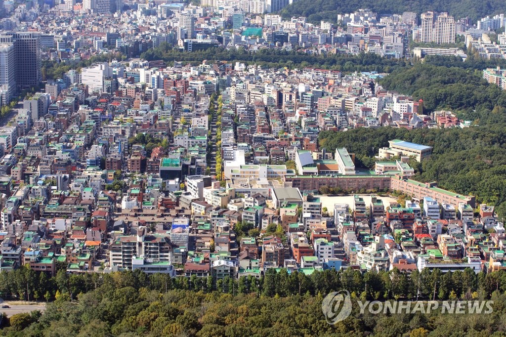 서울 강남의 다세대주택 단지