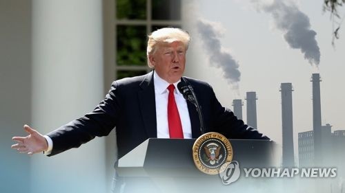 트럼프 "파리기후협정 탈퇴…美국민에 불이익"(CG)