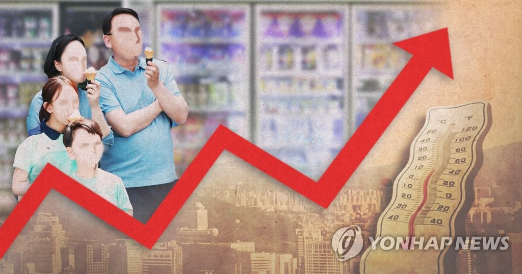 폭염 기승에 아이스크림 가격도 인상(PG)
