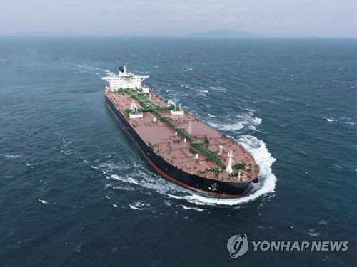 대우조선해양이 건조한 초대형 원유운반선(VLCC)