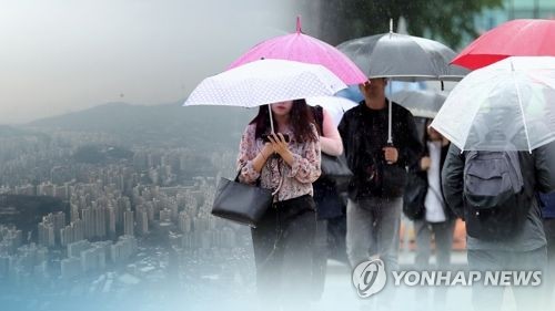 전국 대체로 구름 많고 강원영동·경상·제주에 비 (CG)