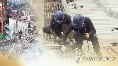 폭염속 건설현장(CG)