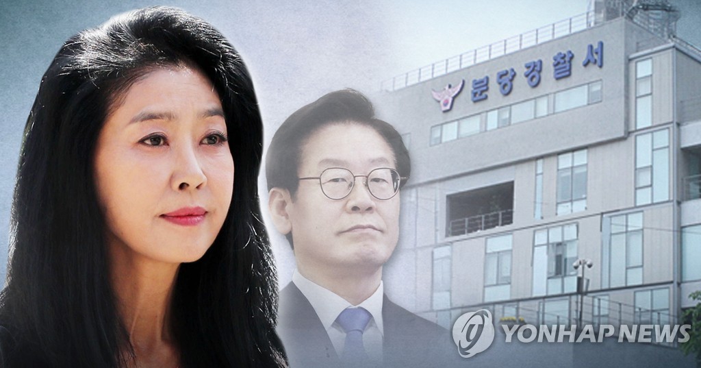 김부선 경찰 출석·이재명 경기지사 '여배우 스캔들' (PG)