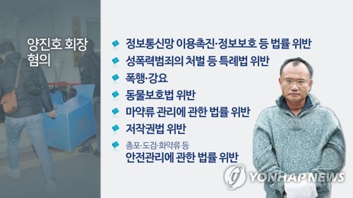양진호 회장 혐의