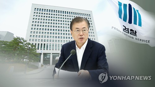 문대통령, 검찰에 경고…'조국 진퇴는 사법절차 따라' (CG)