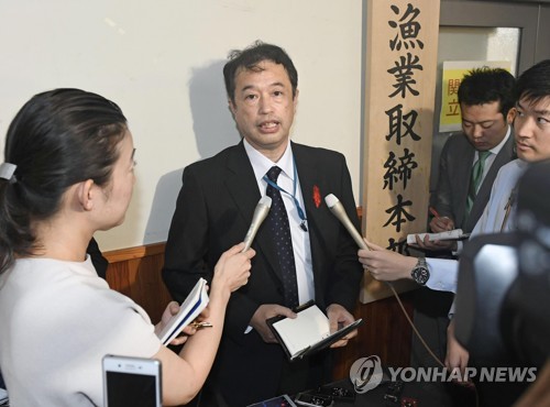 일본 수산청 단속선, 북한 어선과 충돌