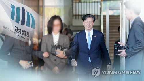 정경심 동양대 교수(왼쪽)와 조국 전 법무부 장관 (CG)