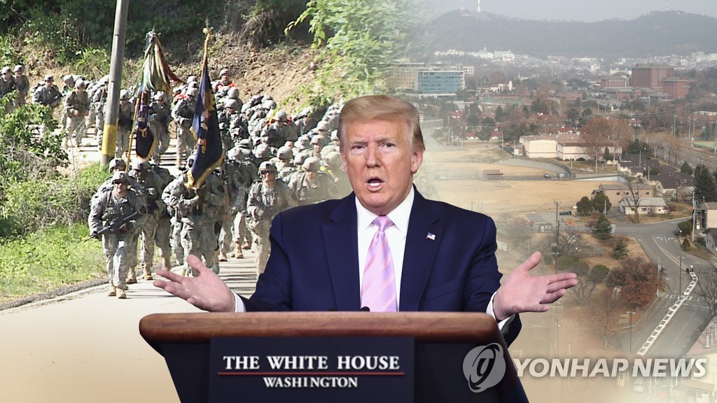 트럼프 또 증액 기정사실화 "한국, 상당한 돈 지불 합의…감사" (CG)