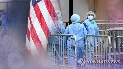 미 코로나19 일일 확진자 6만5천명 또 역대 최고 (CG)