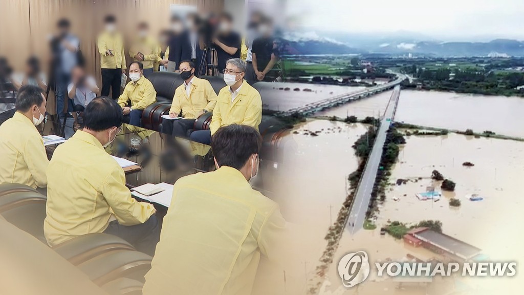 “댐방류탓vs 폭우탓"…잇단 항의방문 속 공방격화 (CG)