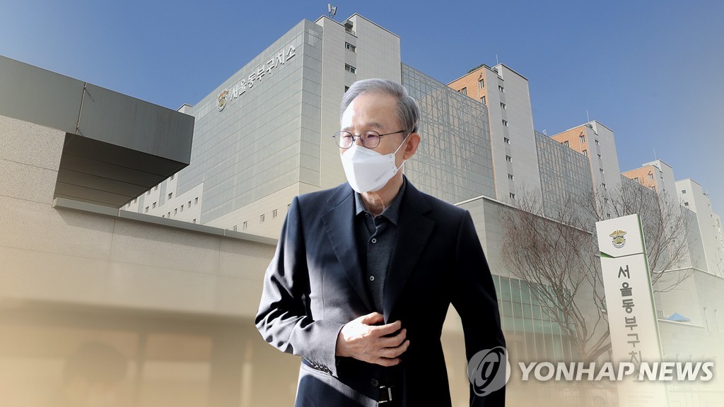 '징역 17년' MB, 동부구치소 재수감 (CG)